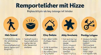 Das sind die Top 7 Schritte beim Umgang mit Hitze