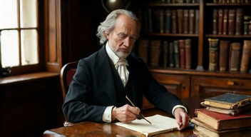 Ich bin Immanuel Kant, Philosoph, 1724-1804, und reflektiere über Regeln (5/10)