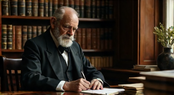 Ich bin Sigmund Freud, Vater der Psychoanalyse, 1856-1939, und erforsche das Unbewusste (7/10)