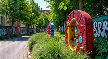 Künstlerische Ansätze zur Müllentsorgung (10/10)