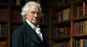 Ich bin Johann Wolfgang von Goethe, Dichter, 1749-1832, und reflektiere über die Kultur der Feuerwehr (3/10)