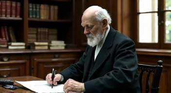 Ich bin Sigmund Freud, Vater der Psychoanalyse, 1856-1939, und reflektiere über das Verhalten in Notfällen (7/10)