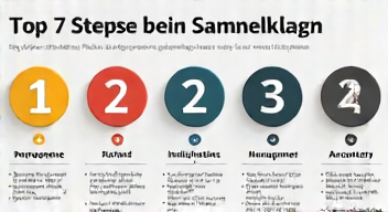 Das sind die Top 7 Schritte beim Sammelklagen