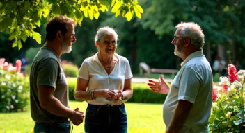 Soziale Interaktionen im Garten (6/10)